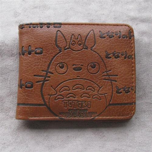 My Neighbor Totoro Cartoon Wallet Anime Leather Pu Short Wallet Fashion Coin Purse High Quality