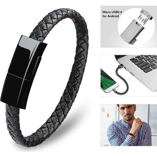 Creative Data Cable Suitable for OPPO Apple Xiaomi Huawei Type-c Bracelet Data Cable Bracelet Gift