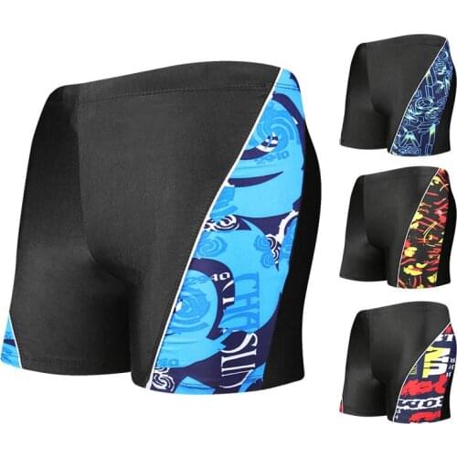 2021 New Fashion Mens Swimming Trunks Boxer Loose Adult Beach Pants with Professional Hot Spring Swimming Trunks