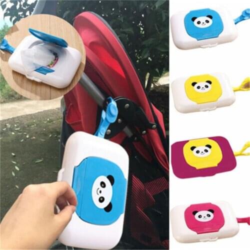 2021 Brand New Outdoor Travel Baby Newborn Kids Wipe Case Box Wet Wipes Dispenser Box Bag Wet Paper Towel Box