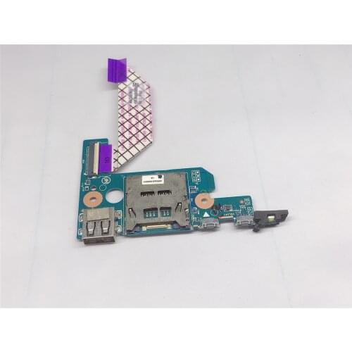 FOR HP Pavilion X360 11-k117cl 11.6" original USB card reader board with cable 448.04A13.0011