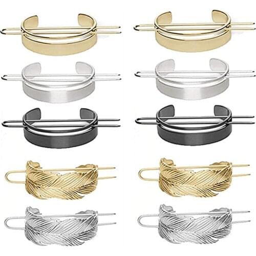 Original Design Feather Hairpin Metal Sticks Women Ponytail Hair Chopsticks Headwear Elegant Hair Jewelry Girls Hair Accessories