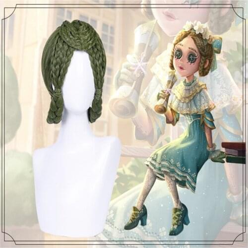 Game Identity V Cosplay Wigs Doctor Emily Dyer Cosplay Heat Resistant Synthetic Wig Hair Halloween Party Cosplay Wig