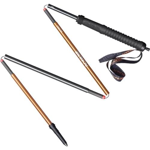 AONIJIE E4102 M-Pole Folding Ultralight Quick Lock Trekking Poles Hiking Pole Race Running Walking Stick Carbon Fiber 110cm130cm