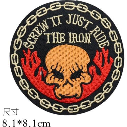 Custom Embroidered Iron-On patch Good luck patch DIY Welcome to customize with your logo design factory direct OEM