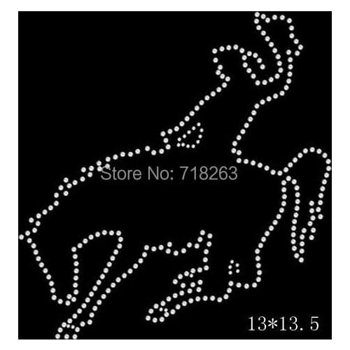High grade a riding boy on the horse for cowboys image design hotfix rhinestone transfer design for clothing