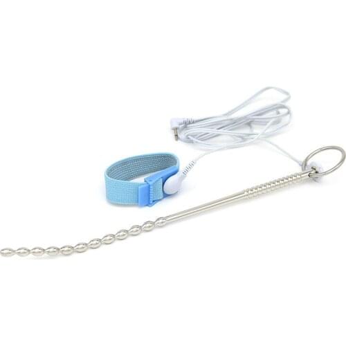 Masturbation Rod Electro Shock Sex Toys Penis Electrical Stimulation Urethral Catheter Medical Accessory Electro Sex Penis plug