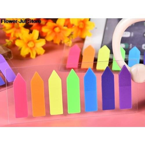 1 Set Colored Memo pad Lovely Sticky Paper Note School Office Supplies
