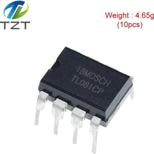 10PCS TL081CP DIP8 TL081 DIP TL081C DIP-8 new and original IC