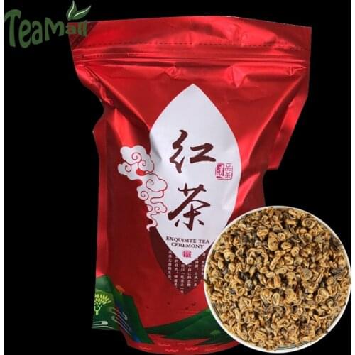 2021 Yunnan Tea Fengqing Dianhong High Mountain Black Chinese Tea Gold Spiral Single Bud Tea 250g