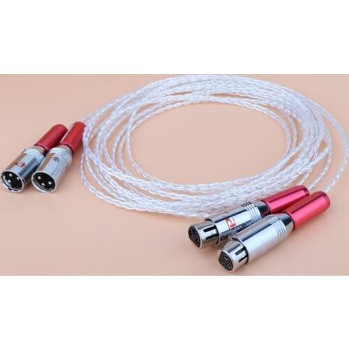 3AG OCC Audio Cable Hifi Interconnect Cable With XLR Plug for Amplifier CD Player