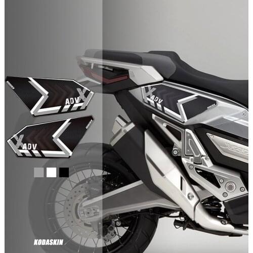 Motorcycle 3D Printing Carbon Fiber Side Decals Fairing Decoration Sticker Accessories For honda x adv 750 x adv750 xadv750