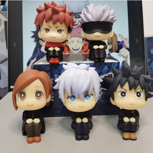 9cm Jujutsu Kaisen Anime Figure Look Up Itadori Yuji Gojo Satoru Action Figure Fushiguro Megumi Kugisaki Nobara Figurine Toys