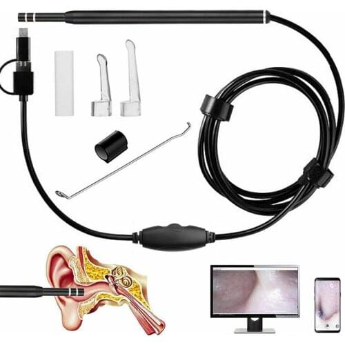 HD Cable Visual Ear Cleaning Tool Otoscope Ear Health Care USB Ear Cleaning Endoscope Cleaning Wax Pick Cleaner Removal Kits New