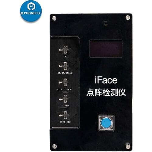 Qianli iFace Matrix Tester One click to detect Dot Projector For Iphone x xr xs xsmax 11 pro max ipad A12 Face ID Testing Repair