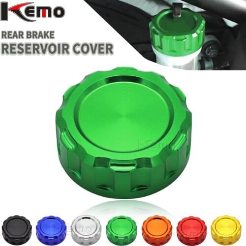 Motorcycle Rear Brake Reservoir Cover Cap For KAWASAKI Z1000SX 2012 2013 2014 CNC Aluminum Accessories