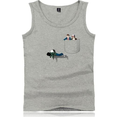 Stranger Things Fashion Printed Tank Tops Women/Men Summer Cool Sleeveless Vest 2019 Hot Sale Casual Streetwear Clothes