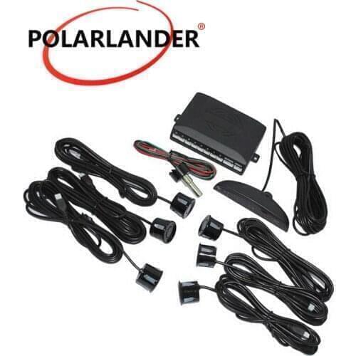 Monitor Auto alarm alert BEBE loud 6 Sensors Parking Sensor Reverse Back up Backlight LED Display Car LED Radar Detector System