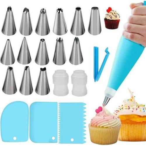 21-piece Cake Decorating Mouth Set, Cream Decorating Bag, Cake Decorating Tool Kit