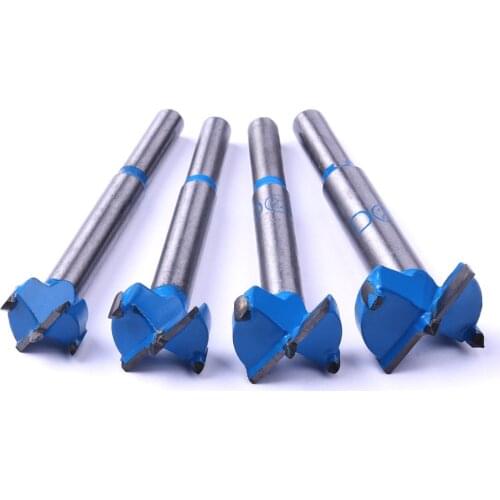High Quality 4Pcs/Lot Forstner Tips Hinge Boring Drill Bit Set for Carpentry Wood Hole Cutter Auger Wood Drilling 16 20 22 25mm