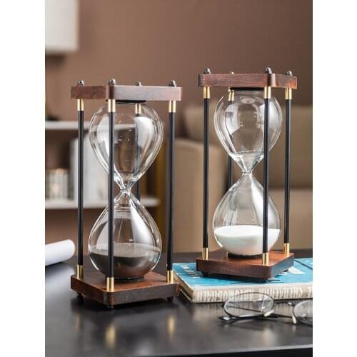 Nordic Creative Timer Hourglass Small Ornaments Modern Minimalist Living Room Bedroom Home Decorations