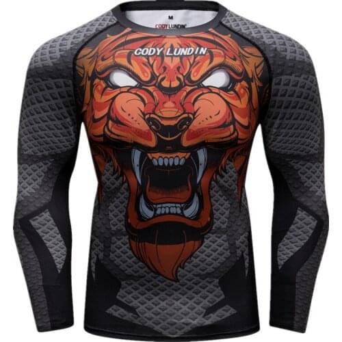 2021 New MMA Rashguard bjj Jiu jitsu t shirts men Muay Thai t shirt Kickboxing Breathable tees Boxing Fighting MMA clothing