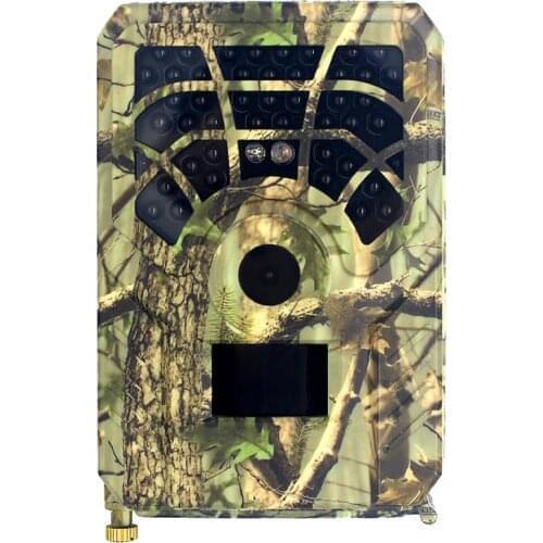 Hunting Camera 12MP 480P Trail Game Camera Motion Activated Outdoor Wildlife Scouting Camera 46 LED Night Vision IP56 Waterproof