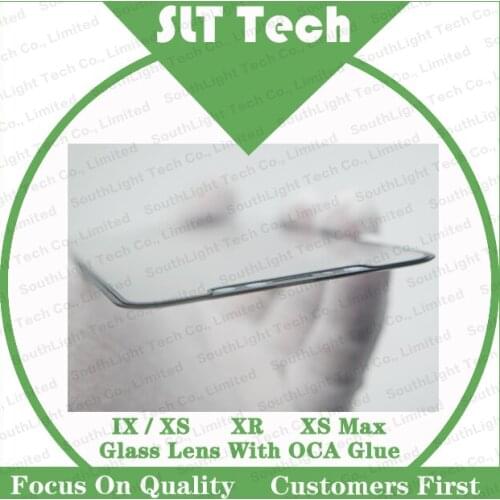 Wholesale For iPhone X XS XR Max Glass With OCA Pre-Laminating LCD Touch Screen Digitizer Panel OCA Glue Replacement Parts