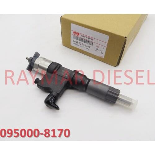 Genuine Brand New Diesel Common Rail Injector 095000-8170, 095000-8171, 095000-8172, 8981211632 FOR 6HK1 ENGINE