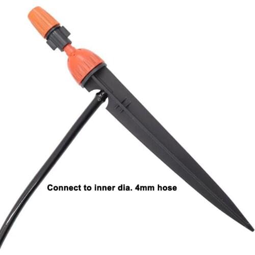 HEMAN Garden Spray Watering System 4/7mm Garden Adjustabel Micro Drip Irrigation Stake Sprinkler Spray Nozzle Misting Nozzles