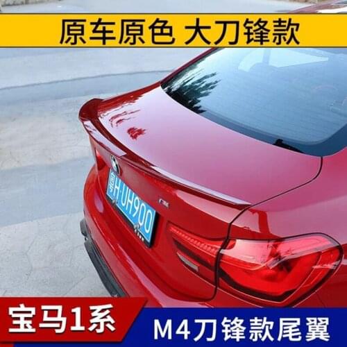 For BMW 1 sedan spoiler for BMW 118i120i spoiler High Quality ABS Material Car Rear Wingspoiler for BMW F52