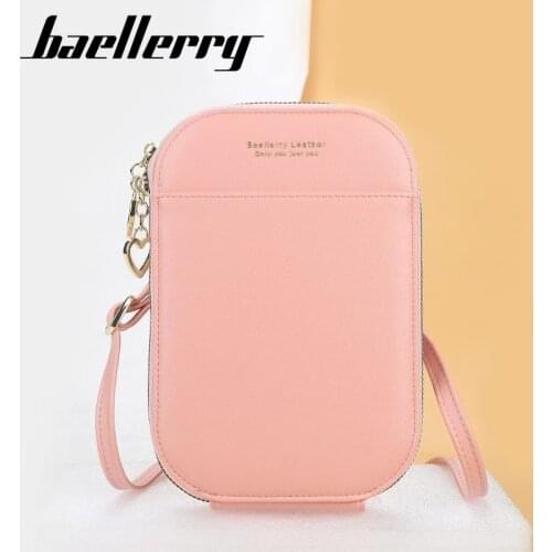 Baellerry New Women Cross-body Mobile Phone Shoulder Bag Korea Pouch Case Belt Small Handbag Purse Wallet Pouch Candy Shoulder