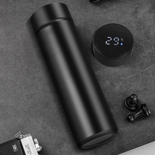 Smart Insulation Cup Portable LCD Temperature Display Students Male And Female Water Bottle Intelligent Thermos Cup 48ML