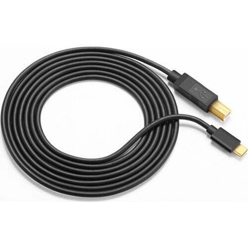 USB 3.1 USB-C printer cable 6ft 1.8M USB 2.0 Type C to USB 2.0 BM (cooper conductor+foiling+AL braiding)