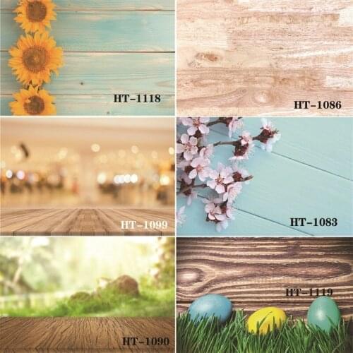 Vinyl Custom Photography Backdrops Wooden Planks Photography Background #HT200215-03