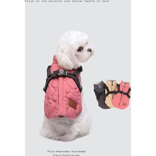 Winter Thicken Vest French Bulldog Dog Hoodie Pet Clothes Cotton Sweatshirt Fashion Outfit For Dogs Cat Puppy Small Medium Pug