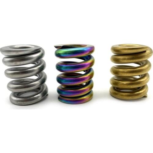 1pc Shock Absorber Professional High Strength Scratch-proof Titanium Alloy Spring for Brompton Bicycle Parts Cycling Equipment