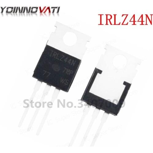10PCS IRLZ44N TO-220 IRLZ44 IRLZ44NPBF MOSFET MOSFT 55V 41A 22mOhm 32nC LogLvlAB New original