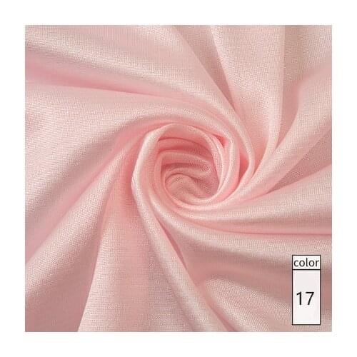 200cmx160cm Soft Stretch Chiffon Fabric Knitting Lining Fabric Solid Color for Women Dress,Shirts Black White Pink By the meter