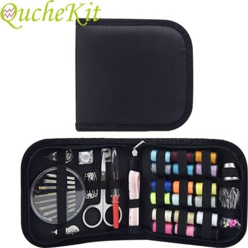 70pcs Portable Sewing Box Sewing Kit Hand Quilting Thread Stitching Embroidery Sewing Set Needlework Sewing Thread Organizer