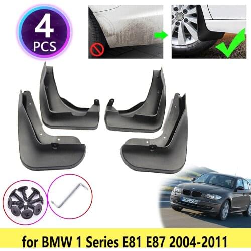 For BMW 1 Series E81 E87 2004 2005 2006 2007 2008 2009 2010 2011 Mudguards Mudflaps Fender Mud Flaps Splash Guards Accessories