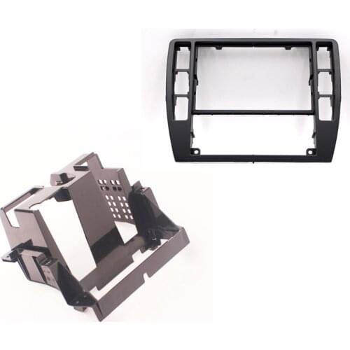 Dashboard Center Console Bezel Panel Radio Face Trim Frame Surround & CD Frame Bracket For VW Passat B5 1998 2000 2001 2004 2005