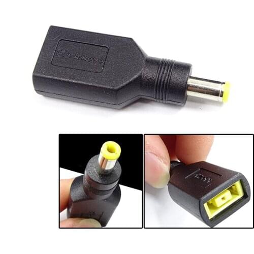 DC Square Plug Female To 5.5x2.5mm Male Power Adapter Converter Connector Cable Cord for Asus Toshiba Lenovo Charger Adapter