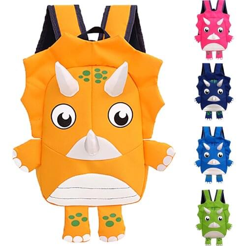 Children 2021 New Fashion Backpack Cute Cartoon Animal Small Dinosaur Backpack Toddler Casual Generous School Bag Детский рюкзак