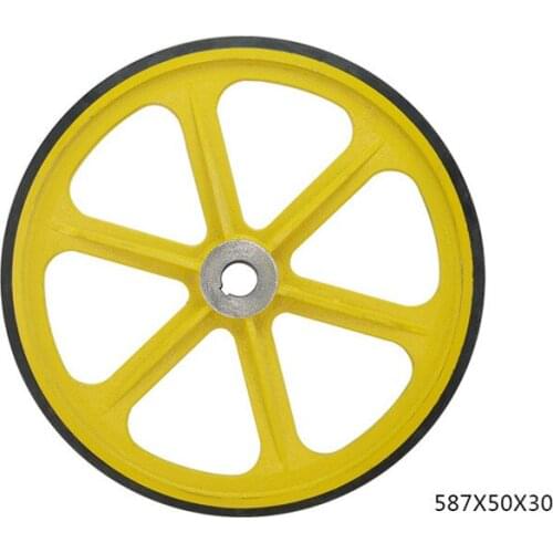 Travelator Handrail Friction Wheel 587*30*50 Screw 16mm Use for XIZIOTIS 1 Pack=1 Piece