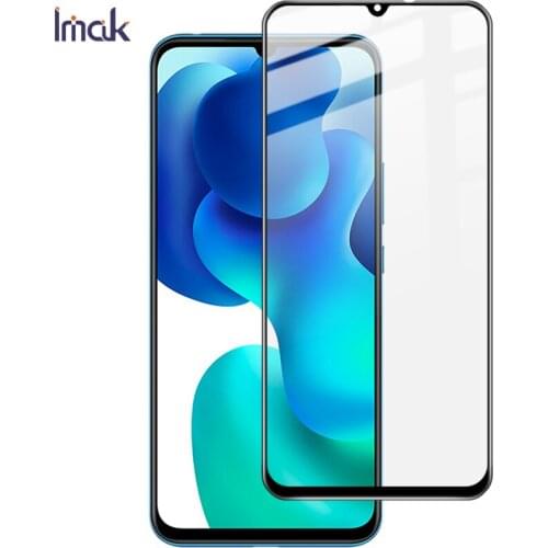 Imak Pro+ Sensitive Touch Full Coverage Glass for Xiaomi Mi 10 Lite 5G Tempered Glass by Full AB Glue Adsorb