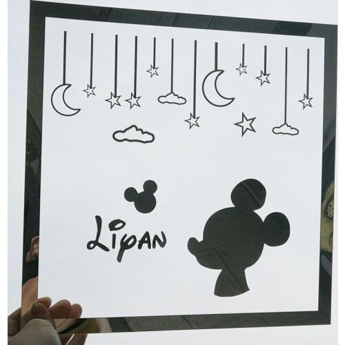 Custom Acrylic Gold Silver Frame Name Sign for Baby Shower Party Decor, Personalized Mirror Babyshower Gift