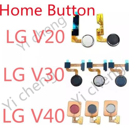 Home button fingerprint sens LG V20 / V30 / V40 Fingerprint Sensor Flex Cable Assembly Replacement Parts Touch ID