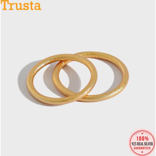 Trustdavis Authentic Minimalist 925 Sterling Silver FASHION Twist Lines Finger Ring For Trend Women Wedding Jewelry Gift DA1010