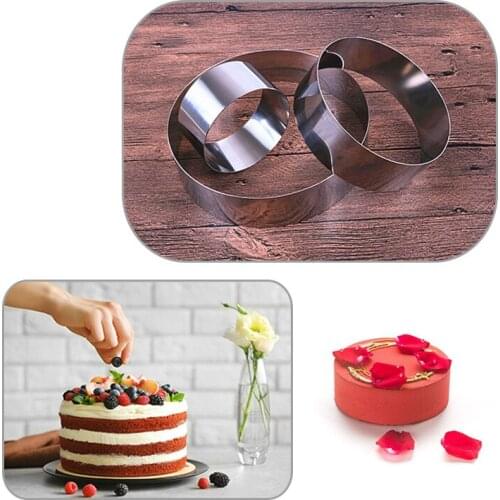 Round mousse mold cake ring,DIY fondant baking molds accessories for confectionery fondant cutter cake decorating tools